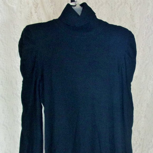 Joseph A Rich Black Turtleneck Sweater Size L - Picture 1 of 3